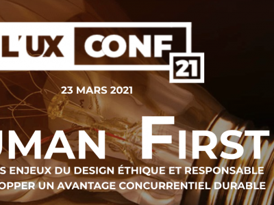 L'UX-CONF'20, un événement organisé par UX Republic, le 23 mars 2021