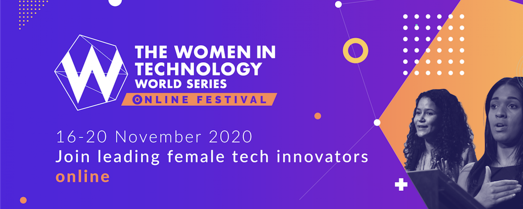 Festival en ligne The Women in Technology World Series - Online Festival, du 16 au 20 novembre 2020, organisé par Ascend Global Media 